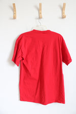 Signal Artwear Red Chicago Bulls Magic Johnson Tee | L