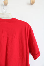 Signal Artwear Red Chicago Bulls Magic Johnson Tee | L