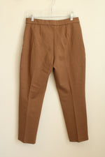 Susan Graver Light Brown Stretch Dress Pants | M-P