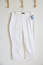 NEW Lee Easy Fit Crop White Jeans | 10