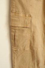 American Eagle Tan Cargo Pants with Stretch Waist | 00