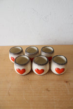 Vintage Goebel German Boy & Girl Ceramic Decanter & Cup Set