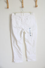 NEW Lee Easy Fit Crop White Jeans | 10