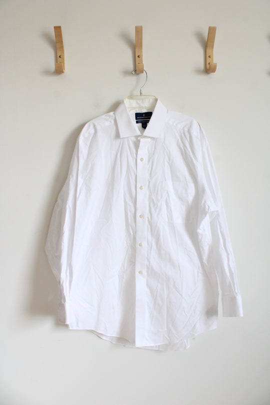 Buttoned Down Classic Fit White Button Down Shirt | 16.5 33