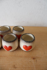 Vintage Goebel German Boy & Girl Ceramic Decanter & Cup Set