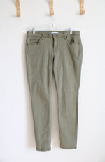 Sonoma Skinny Green Jeans | 12