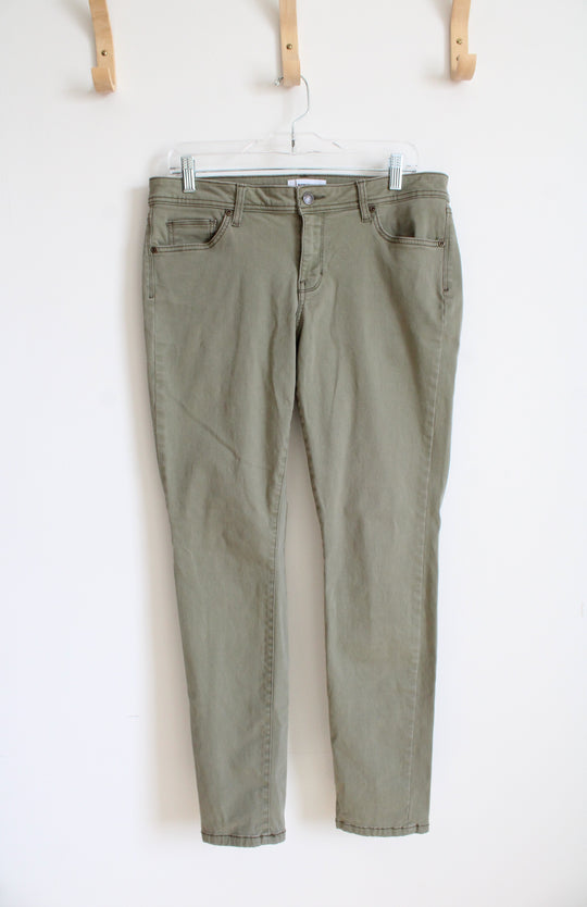 Sonoma Skinny Green Jeans | 12