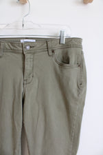 Sonoma Skinny Green Jeans | 12