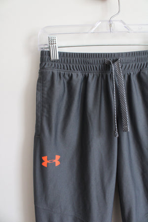 Under Armour Fitted Gray Sweatpants | Youth S