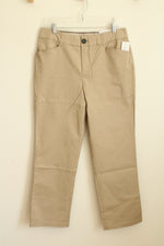 NEW Christopher & Banks Tan Signature Comfort Straight Leg Pants | 10S