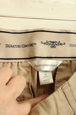 NEW Christopher & Banks Tan Signature Comfort Straight Leg Pants | 10S