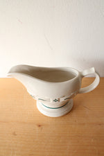 Longaberger Woven Traditions Green Gravy Boat