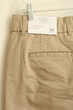 NEW Christopher & Banks Tan Signature Comfort Straight Leg Pants | 10S