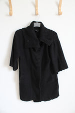 Tally-Ho Black Sweater Cardigan | S