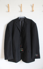 NEW Lucci Hand Tailored Black Suit Jacket | 60R