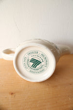 Longaberger Woven Traditions Green Gravy Boat