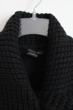 Tally-Ho Black Sweater Cardigan | S