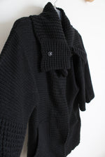 Tally-Ho Black Sweater Cardigan | S