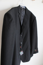 NEW Lucci Hand Tailored Black Suit Jacket | 60R