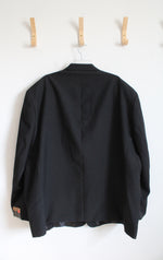 NEW Lucci Hand Tailored Black Suit Jacket | 60R