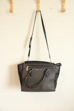 Michael Kors Black Leather Studded Satchel