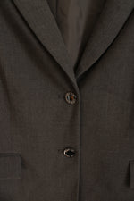 NEW Calvin Klein Gray Suit Jacket Blazer with Silver Buttons | 16