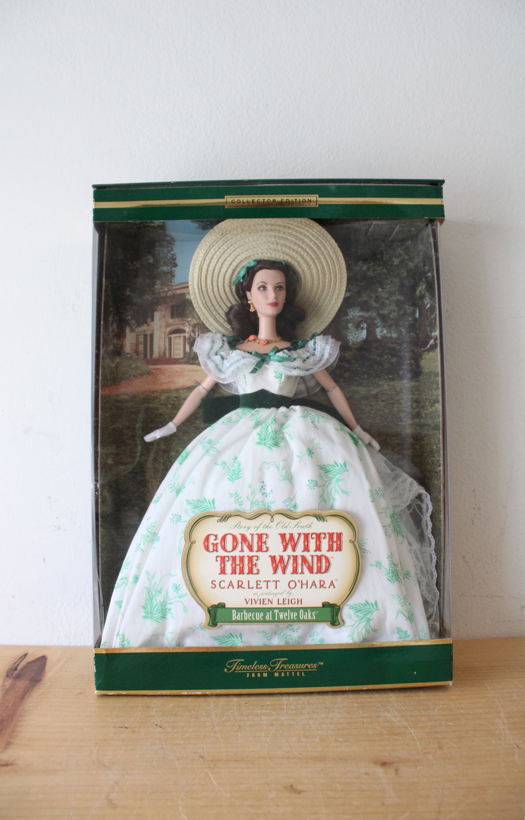 Timeless Treasures From Mattel Gone With The Wind Scarlett O'Hara Barbecue At Twelve Oaks Barbie Doll