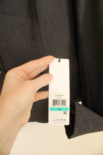 NEW Calvin Klein Gray Suit Jacket Blazer with Silver Buttons | 16