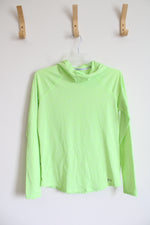 Under Armour Neon Green Fitted Lightweight Hoodie | M
