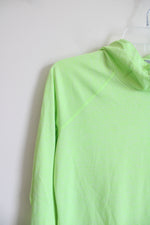 Under Armour Neon Green Fitted Lightweight Hoodie | M