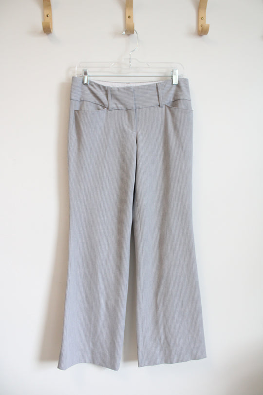 Express Gray Pinstripe Editor Pants | 2