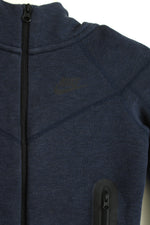 Nike Sportswear Blue Tech Fleece Full Zip Hoodie | Youth XS