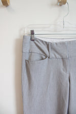 Express Gray Pinstripe Editor Pants | 2