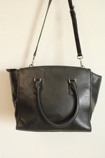 Michael Kors Black Leather Studded Satchel