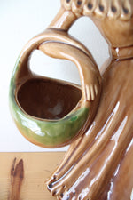 Vintage Royal Haeger Ceramic Gypsy Woman Planter