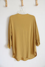 Zenana Gold 1/2 Zip Top | 1X