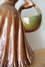 Vintage Royal Haeger Ceramic Gypsy Woman Planter
