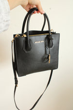 Michael Kors Mercer Medium Pebbled Leather Crossbody Bag