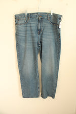 NEW Old Navy Medium Wash Relaxed Fit Jeans | 42x32