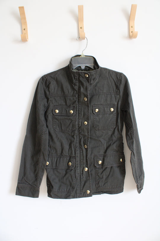 J.Crew Gray Utility Jacket | XS
