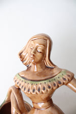Vintage Royal Haeger Ceramic Gypsy Woman Planter