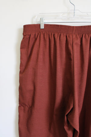 Alfred Dunner Terracotta Pant | 18W