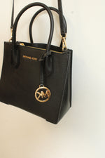Michael Kors Mercer Medium Pebbled Leather Crossbody Bag