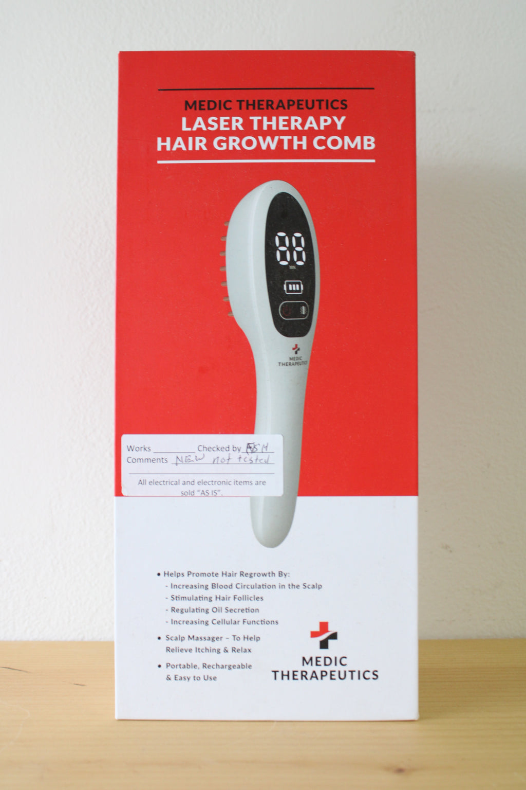 Medic Therapeutics Laser Therapy Hair Growth Comb