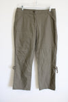 New York & Co. Olive Green Khaki Lightweight Pant | 8