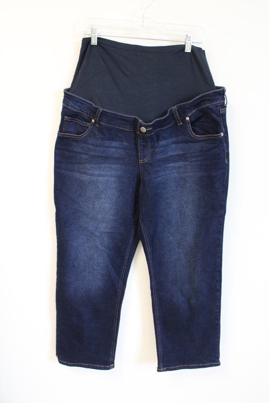 Time And Tru Maternity Dark Wash Jeans | XL