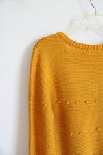 NEW A Love Story Gold Knit Sweater | L
