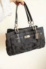 Coach Black Chelsea Signature Jayden Carryall Bag
