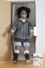 King World The Little Rascals Buckwheat Porcelain Doll