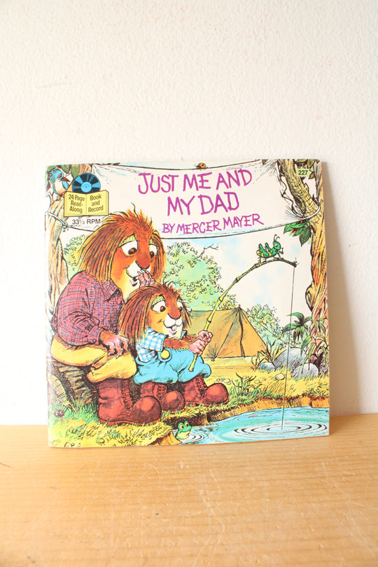 Just Me And My Dad By Mercer Mayer Read Along 33 1/3 Record & Book